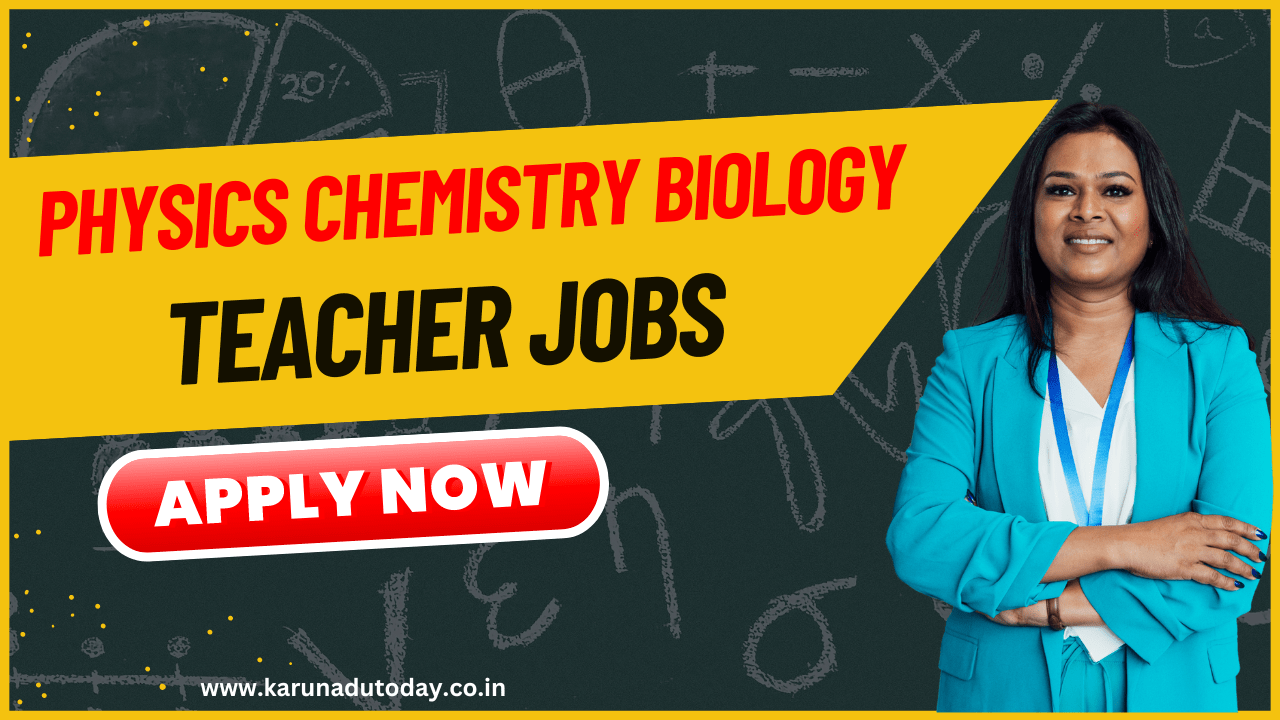 physics chemistry biology teacher jobs